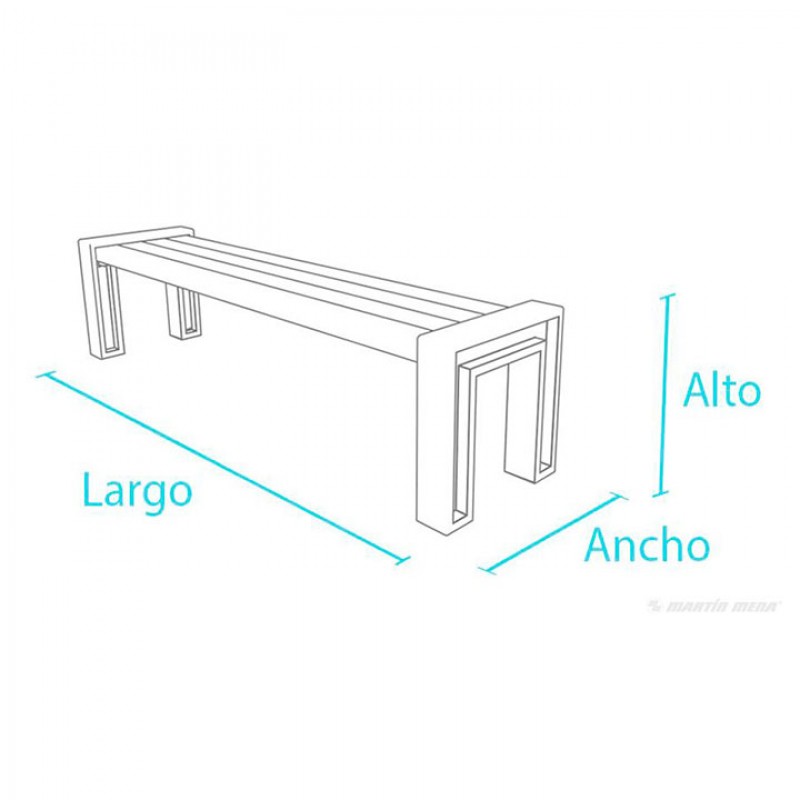 Mòdul del Banc HYDE PARK  de 155
